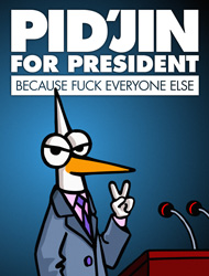 Pidjin President - Comic Strip