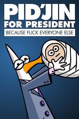 Pidjin President - Comic Strip