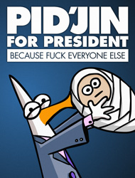 Pidjin President - Comic Strip