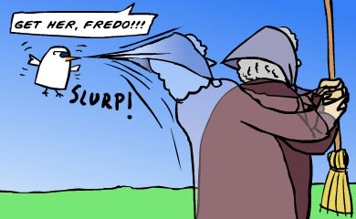 Get her, Fredo! Slurp.