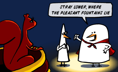 Stray lower, where the pleasant fountains lie