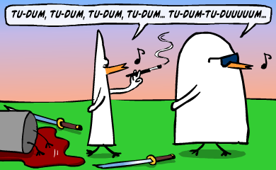 Tu dum, tu dum... tu dum, tu dum, tu dum, tu dum, tu duuuum...