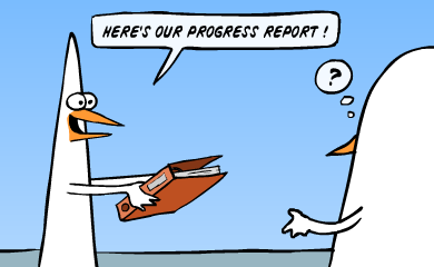 Here's our progress report!