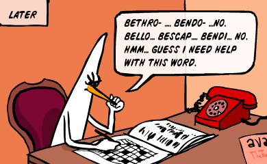 Bethro... bendo... NO. Bello... bescap... Bendi... NO. Hmmm, guess I need help with this word. Bethro... bendo... NO. Bello... bescap... Bendi... NO. Hmmm, guess I need help with this word.