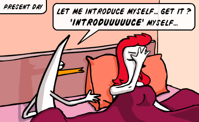 Present day: Let me introduce myself... Get it? Introduuuuce myself... Present day: Let me introduce myself... Get it? Introduuuuce myself...