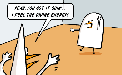 Yeah, you got it goin'... I feel the divine energy! Yeah, you got it goin'... I feel the divine energy!