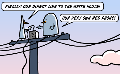Finally! Our own link to the white House! - Our very own Red Phone!