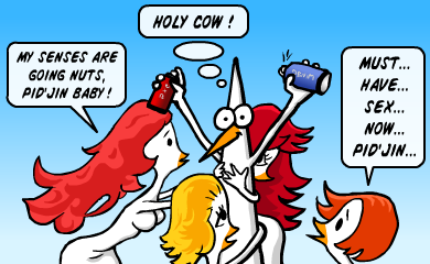 my senses are going nuts, pid'jin baby! Holy cow! Must...have...sex...<br />
now...pid'jin... my senses are going nuts, pid'jin baby! Holy cow! Must...have...sex...now...pid'jin...