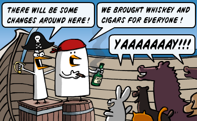 There will be some changes around here! We brought whiskey and cigars for everyone! YAAAY!!! There will be some changes around here! We brought whiskey and cigars for everyone! YAAAY!!!