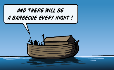 And there will be a barbecue every night! And there will be a barbecue every night!