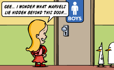 Gee... i wonder what marvels lie hidden beyond this door... Gee... i wonder what marvels lie hidden beyond this door...